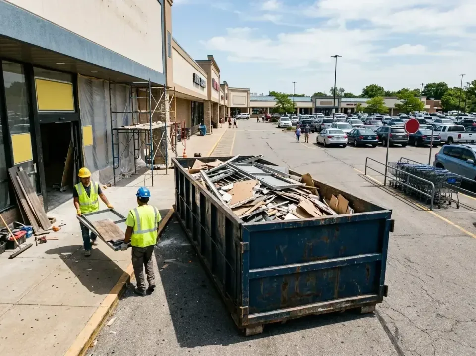 retail-store-renovation-debris-003 — frequently asked questions, Roll-off Dumpster Rentals in Scissors, TX